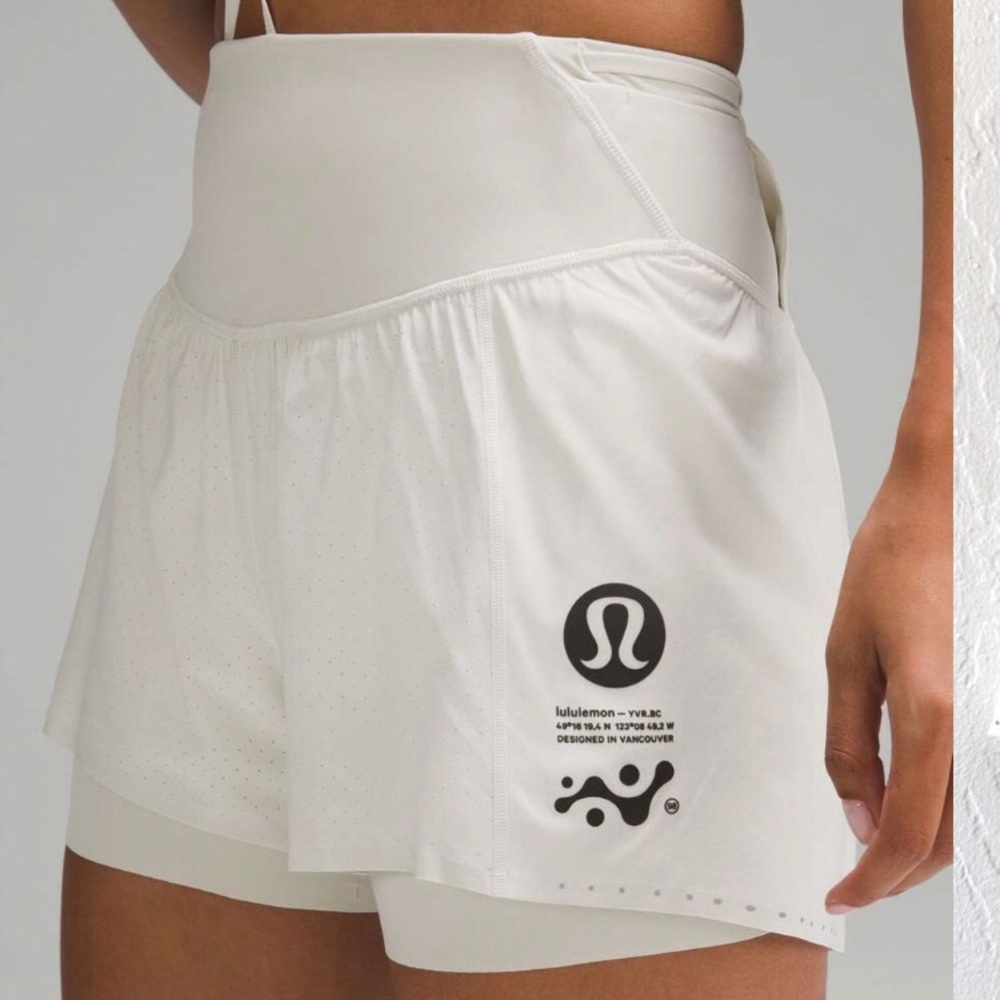Lululemon Nulux Road to Trail High-Rise Short 4"
AIR-SENSE PERFORATIONS BONE
